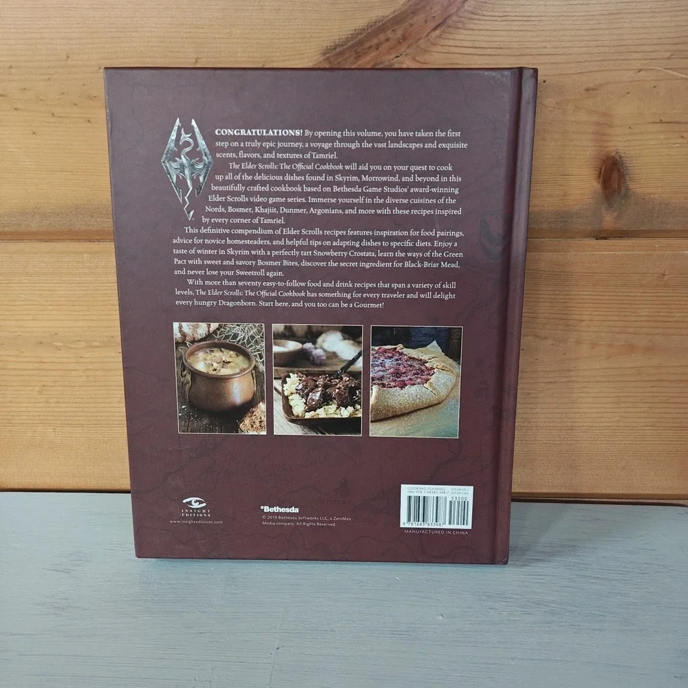 The Elder Scrolls The Official Cookbook Monroe Cassel Chelsea 9781683833987‎